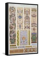 Italian Style Decoration, Plate LXXXVI from Grammar of Ornament-Owen Jones-Framed Stretched Canvas