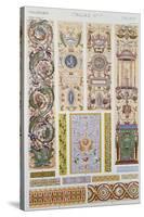 Italian Style Decoration, Plate LXXXVI from Grammar of Ornament-Owen Jones-Stretched Canvas