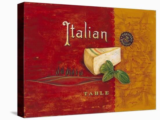 Italian Table-Angela Staehling-Stretched Canvas