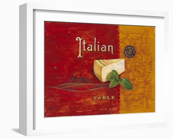 Italian Table-Angela Staehling-Framed Art Print