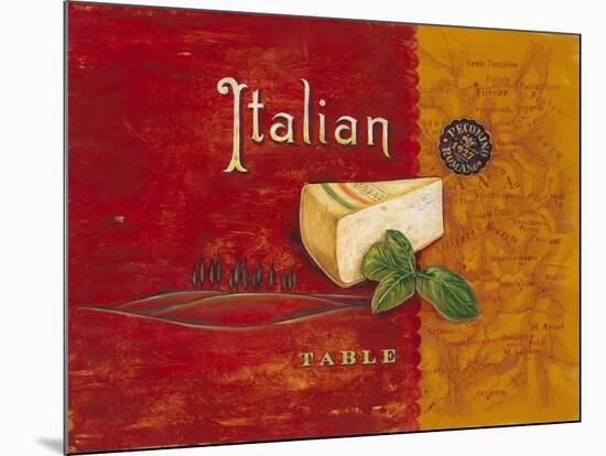 Italian Table-Angela Staehling-Mounted Art Print