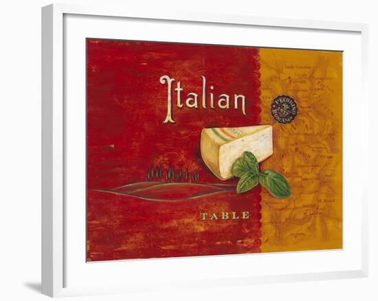 Italian Table-Angela Staehling-Framed Art Print