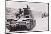 Italian Tanks Traveling over Somaliland Terrain-null-Mounted Photographic Print