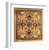 Italian Tile IV-Ruth Franks-Framed Art Print