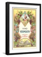 Italian Vermouth Label-null-Framed Art Print