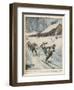 Italian Victory in Ski Team Event at Garmisch-Vittorio Pisani-Framed Art Print