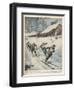 Italian Victory in Ski Team Event at Garmisch-Vittorio Pisani-Framed Art Print
