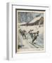 Italian Victory in Ski Team Event at Garmisch-Vittorio Pisani-Framed Art Print
