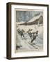 Italian Victory in Ski Team Event at Garmisch-Vittorio Pisani-Framed Art Print