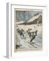 Italian Victory in Ski Team Event at Garmisch-Vittorio Pisani-Framed Art Print