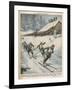 Italian Victory in Ski Team Event at Garmisch-Vittorio Pisani-Framed Art Print