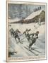 Italian Victory in Ski Team Event at Garmisch-Vittorio Pisani-Mounted Art Print