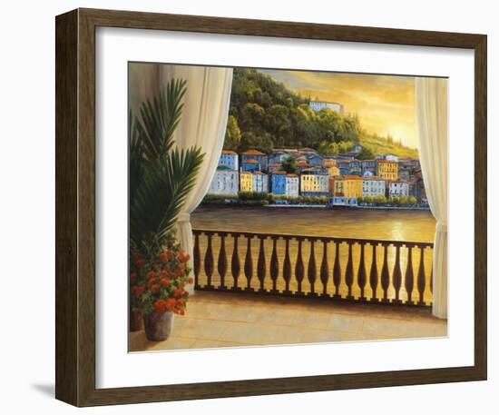 Italian View-Diane Romanello-Framed Art Print