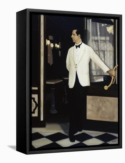Italian Waiter-Dale Kennington-Framed Stretched Canvas