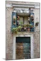 Italian Window Flowers I-Laura DeNardo-Mounted Photographic Print