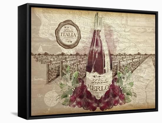 Italian Wine 2-null-Framed Stretched Canvas