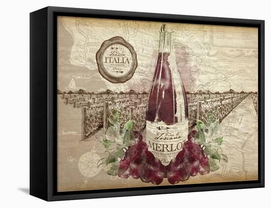 Italian Wine 2-null-Framed Stretched Canvas