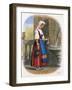 Italian Woman Collecting Water, 1809-W Dickes-Framed Giclee Print