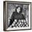 Italian Woman Selling Bread in Her Black Market Street Stall on the Tor Di Nono-Margaret Bourke-White-Framed Photographic Print