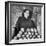 Italian Woman Selling Bread in Her Black Market Street Stall on the Tor Di Nono-Margaret Bourke-White-Framed Photographic Print