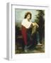 Italian Woman with Tambourine, 1872-William Adolphe Bouguereau-Framed Giclee Print