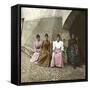 Italian Women from Torno, at the Edge of Lake Como, Circa 1890-Leon, Levy et Fils-Framed Stretched Canvas