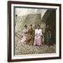 Italian Women from Torno, at the Edge of Lake Como, Circa 1890-Leon, Levy et Fils-Framed Photographic Print