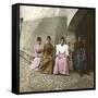 Italian Women from Torno, at the Edge of Lake Como, Circa 1890-Leon, Levy et Fils-Framed Stretched Canvas