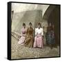 Italian Women from Torno, at the Edge of Lake Como, Circa 1890-Leon, Levy et Fils-Framed Stretched Canvas
