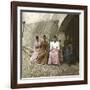 Italian Women from Torno, at the Edge of Lake Como, Circa 1890-Leon, Levy et Fils-Framed Photographic Print