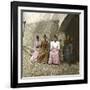 Italian Women from Torno, at the Edge of Lake Como, Circa 1890-Leon, Levy et Fils-Framed Photographic Print