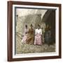 Italian Women from Torno, at the Edge of Lake Como, Circa 1890-Leon, Levy et Fils-Framed Photographic Print