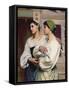 Italian Women in Church-Susan Isabel Dacre-Framed Stretched Canvas