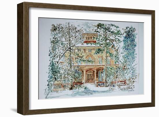 Italianate Home-Anthony Butera-Framed Giclee Print