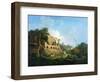 Italianate Landscape with a House Near Classical Ruins-William Marlow-Framed Giclee Print