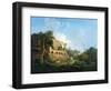 Italianate Landscape with a House Near Classical Ruins-William Marlow-Framed Giclee Print