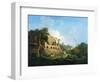 Italianate Landscape with a House Near Classical Ruins-William Marlow-Framed Giclee Print