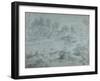Italianate Landscape with Bathers-Richard Wilson-Framed Giclee Print