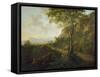 Italianate Landscape with Muleteers-Jan Both-Framed Stretched Canvas