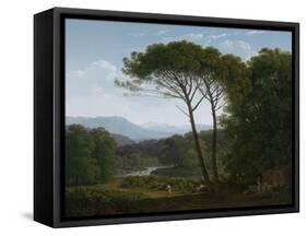 Italianate Landscape with Pines, 1795-Hendrik Voogd-Framed Stretched Canvas
