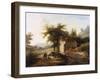 Italianate Landscape-Jean Victor Bertin-Framed Art Print