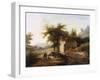 Italianate Landscape-Jean Victor Bertin-Framed Art Print