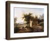 Italianate Landscape-Jean Victor Bertin-Framed Art Print