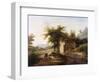 Italianate Landscape-Jean Victor Bertin-Framed Art Print
