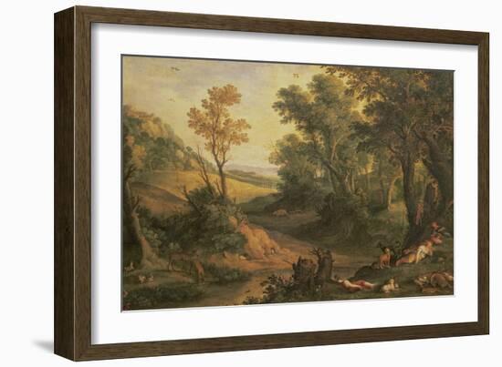 Italianate Landscape-Paul Brill Or Bril-Framed Giclee Print