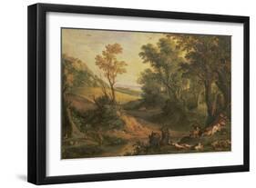 Italianate Landscape-Paul Brill Or Bril-Framed Giclee Print