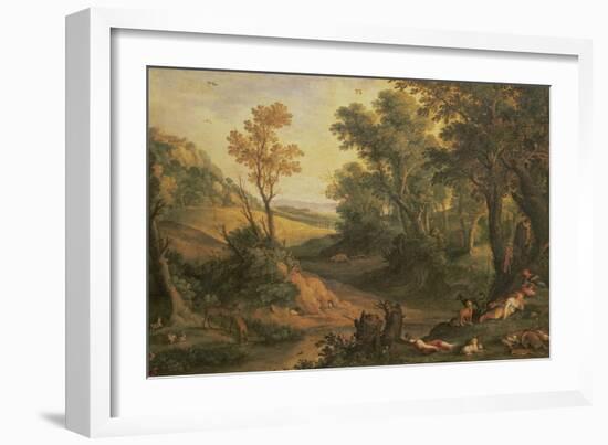 Italianate Landscape-Paul Brill Or Bril-Framed Giclee Print