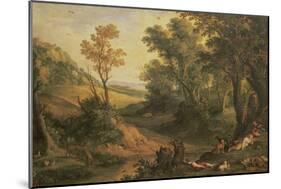 Italianate Landscape-Paul Brill Or Bril-Mounted Giclee Print