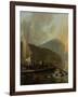 Italianate River Landscape-Adam Pijnacker-Framed Art Print