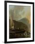 Italianate River Landscape-Adam Pijnacker-Framed Art Print